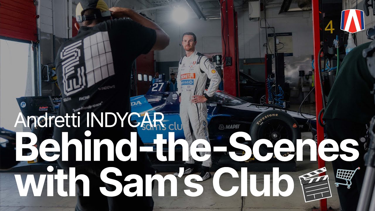 Click to watch the video “Our Sam’s Club Shoot | Andretti INDYCAR”